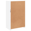 Stella Homewares Side Cabinet with LED Lights White Engineered Wood