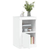 Stella Homewares Side Cabinets with LED Lights 2 pcs White Engineered Wood