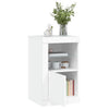Stella Homewares Side Cabinets with LED Lights 2 pcs White Engineered Wood