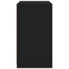 Stella Homewares Side Cabinets with LED Lights 2 pcs Black Engineered Wood