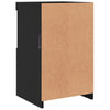 Stella Homewares Side Cabinets with LED Lights 2 pcs Black Engineered Wood
