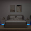 Stella Homewares Bedside Cabinets with LED Lights 2 pcs White Engineered Wood
