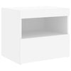 Stella Homewares Bedside Cabinets with LED Lights 2 pcs White 50x40x45 cm
