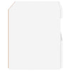 Stella Homewares Bedside Cabinets with LED Lights 2 pcs White 50x40x45 cm