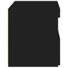 Stella Homewares Bedside Cabinets with LED Lights 2 pcs Black 50x40x45 cm