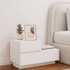 Stella Homewares Bedside Cabinet with LED Lights White 70x36x40.5 cm