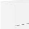 Stella Homewares Wall-mounted Bedside Cabinet with LED Lights White