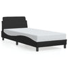 Stella Homewares Bed Frame without Mattress Black 90x190 cm Faux Leather