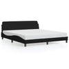 Stella Homewares Bed Frame "Dover" Black 180x200 cm King Fabric