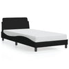 Stella Homewares Bed Frame without Mattress Black 107x203 cm King Single Fabric