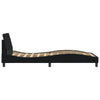 Stella Homewares Bed Frame without Mattress Black 107x203 cm King Single Fabric