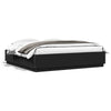 Stella Homewares Bed Frame with LED without Mattress Black 183x203 cm King