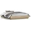 Stella Homewares Bed Frame without Mattress Sonoma Oak 135x190 cm