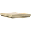 Stella Homewares Bed Frame without Mattress Sonoma Oak 135x190 cm