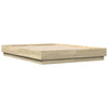 Stella Homewares Bed Frame without Mattress Sonoma Oak 135x190 cm