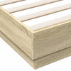 Stella Homewares Bed Frame without Mattress Sonoma Oak 135x190 cm