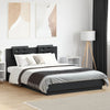 Stella Homewares Bed Frame without Mattress Black 150x200 cm
