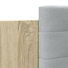 Stella Homewares Bed Frame without Mattress Sonoma Oak 150x200 cm