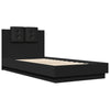 Stella Homewares Bed Frame without Mattress Black 90x190 cm