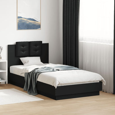 Stella Homewares Bed Frame without Mattress Black 90x190 cm