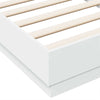 Stella Homewares Bed Frame without Mattress White 90x190 cm Engineered Wood