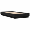 Stella Homewares Bed Frame without Mattress Black 90x190 cm Engineered Wood