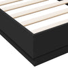 Stella Homewares Bed Frame without Mattress Black 90x190 cm Engineered Wood