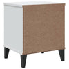 Stella Homewares Bedside Cabinet VIKEN White Engineered Wood