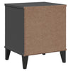 Stella Homewares Bedside Cabinet VIKEN Anthracite Grey Engineered Wood