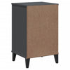 Stella Homewares Bedside Cabinet VIKEN Anthracite Grey Engineered Wood
