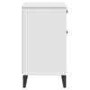 Stella Homewares Bedside Cabinet VIKEN White Engineered Wood