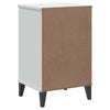 Stella Homewares Bedside Cabinet VIKEN White Engineered Wood