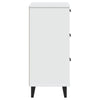 Stella Homewares Bedside Cabinet VIKEN White Engineered Wood