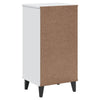 Stella Homewares Bedside Cabinet VIKEN White Engineered Wood