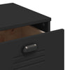 Stella Homewares Drawer Cabinet VIKEN Black Engineered Wood