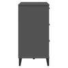 Stella Homewares Drawer Cabinet VIKEN Anthracite Grey Engineered Wood