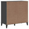 Stella Homewares Drawer Cabinet VIKEN Anthracite Grey Engineered Wood