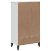 Stella Homewares Shoe Cabinet VIKEN White Engineered Wood