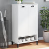 Stella Homewares Shoe Cabinet VIKEN White Engineered Wood