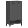 Stella Homewares Shoe Cabinet VIKEN Anthracite Grey Engineered Wood