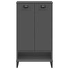Stella Homewares Shoe Cabinet VIKEN Anthracite Grey Engineered Wood