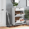 Stella Homewares Shoe Cabinet VIKEN White Engineered Wood