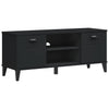 Stella Homewares Shoe Bench VIKEN Black 106x35x45 cm Engineered Wood