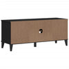 Stella Homewares Shoe Bench VIKEN Black 106x35x45 cm Engineered Wood