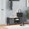 Stella Homewares Shoe Bench VIKEN Anthracite Grey 106x35x45 cm Engineered Wood