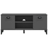 Stella Homewares Shoe Bench VIKEN Anthracite Grey 106x35x45 cm Engineered Wood