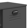 Stella Homewares Shoe Bench VIKEN Anthracite Grey 106x35x45 cm Engineered Wood