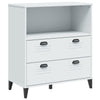 Stella Homewares Bookcase VIKEN White 80x40x90 cm Engineered Wood