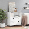 Stella Homewares Bookcase VIKEN White 80x40x90 cm Engineered Wood