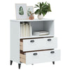 Stella Homewares Bookcase VIKEN White 80x40x90 cm Engineered Wood
